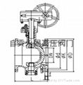 自貢閥門永固高壓供應偏心半球閥Q340H-16C