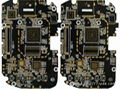  4 Layer Black Soldermask Immersion Gold High TG PCB Board In Panel Format 1