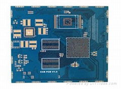    6 multilayer pcb board with Min line width 0.13mm impedance control 50Ohms