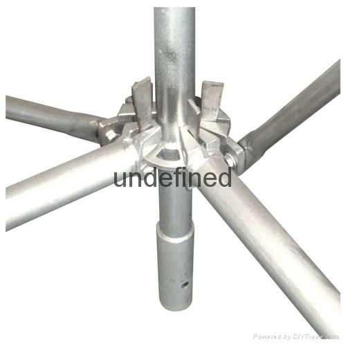 Q345 steel Layher allround ringlock scaffolding