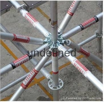 Galvanized  Q345 steel Layher allround ringlock scaffolding 5