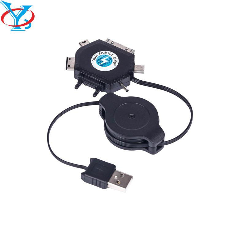 Retractable USB Data Cable 3