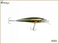 Wholesale 110mm 12g Minnow Lure Slow Sink Fishing Lures 5