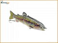 2 Section fishing bait Swimbait Trout Fishing Lures 1