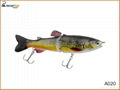 2 Section fishing bait Swimbait Trout Fishing Lures 2