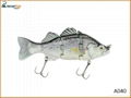 4 Sections 15cm 65g Plastic Sink Fishing Lures Fishbait Lifelike Hard Body Unpai 1