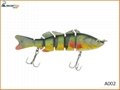 Angler Select Multi Jointed Fishing Life-Like Lure Bass Bait Swimbait Shallow Ha 2