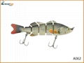 Angler Select Multi Jointed Fishing Life-Like Lure Bass Bait Swimbait Shallow Ha 4