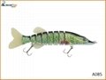 Soft Tail Pike Lures Hard Bait Eight Section Lures for Sea Fishing 2