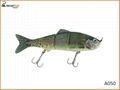 4 Section Bait Fishing Plastic Minnow