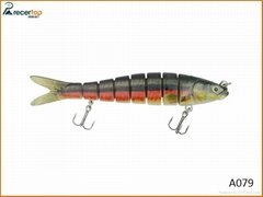 Anglers Choice 8-Section Fishing Trout Lures with Seawater Fresh Water Bait