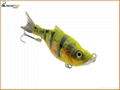 Simulation Hard Fishing 6 Section Lures