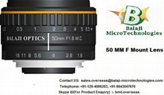 35 MM F MOUNT LENS & 50 MM F MOUNT