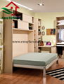 Save Space Bedroom Furniture Murphy Bed Folding Wall Bed with Movable Corner Des 3