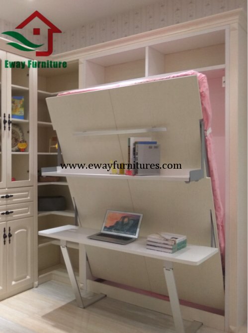 Space saving furniture bed cabinet folding bed