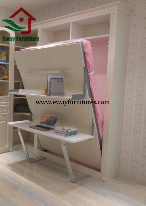 Space saving furniture bed cabinet folding bed 2