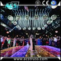 wedding or show events 3D dance floor tiles for disco rgb led dance floor mats  5