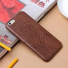Fashion PU Material With Crocodile Grain case For Apple Samsung