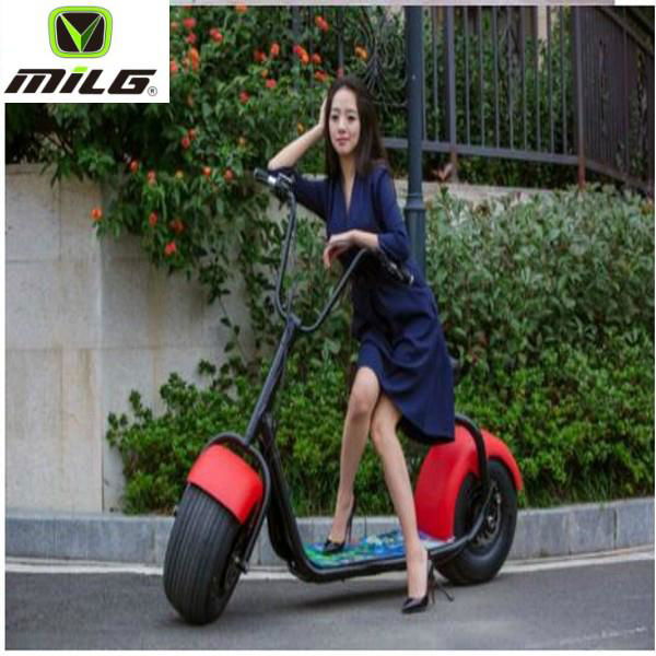 Powerful High Speed Lithium Battery Harley Citycoco 2000W EEC electric scooter 2