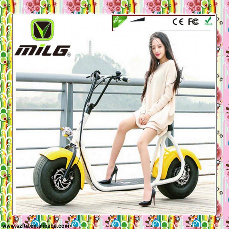 Powerful High Speed Lithium Battery Harley Citycoco 2000W EEC electric scooter 5
