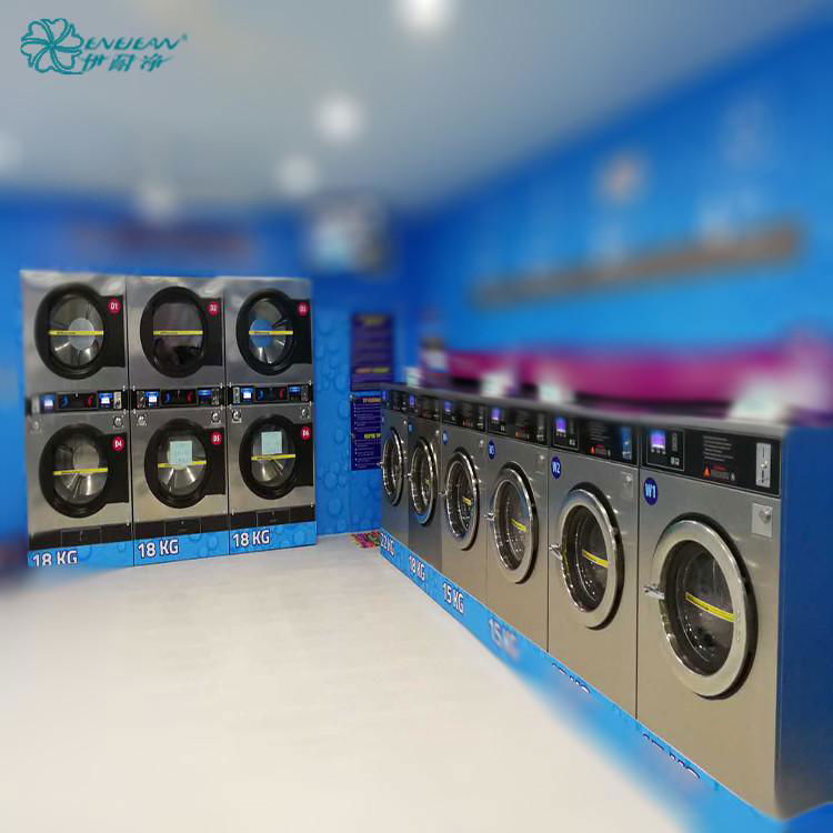 Guangzhou coin operated commercial laundry washing machine price 5