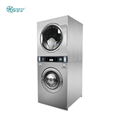 Laundromat used commercial washing machine stack washer dryer combo price 3