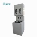 Coin operated stack shoes washer dryer combo for self service laundry shop