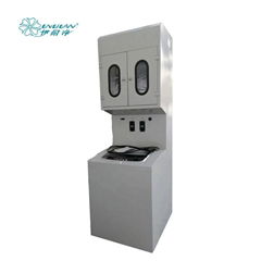 Coin operated stack shoes washer dryer