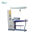 Laundry equipment suction steam ironing table board