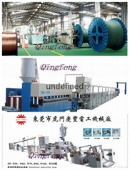 Sheathing cable and power cable extrusion line