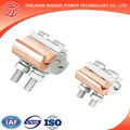 Explosion welding Type Shaped copper and Aluminium wire parallel groove connecto