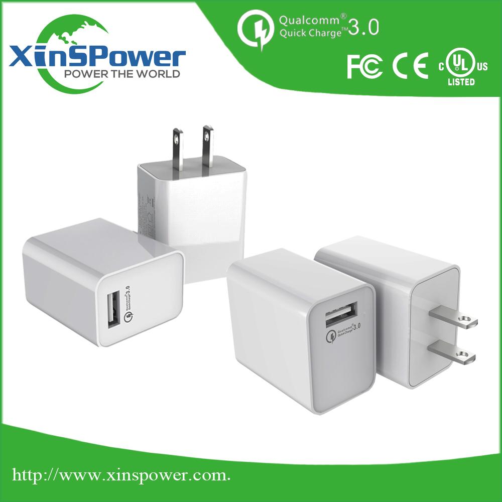 2016 High Speed Charge QC3.0 EU Plug Travel USB Charger for mobile