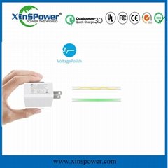 Shenzhen High Speed Charge QC3.0 US Plug Travel USB Charger for mobile phone