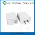 Proffessional High Quality QC3.0 US Plug Travel USB Charger for mobile phone 2