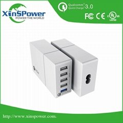 Shenzhen High Technology Item QC3.0 5 port portable USB Charger