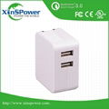 Guangdong High Technology Item 5V3.4A portable travel USB Charger for cell phone 3