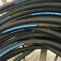 Steel wire braid hydraulic rubber hose