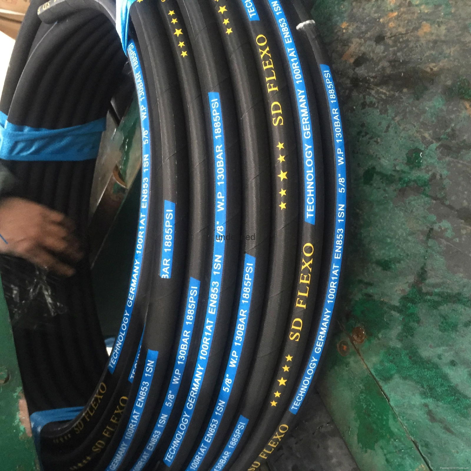 Steel wire braid hydraulic rubber hose 3