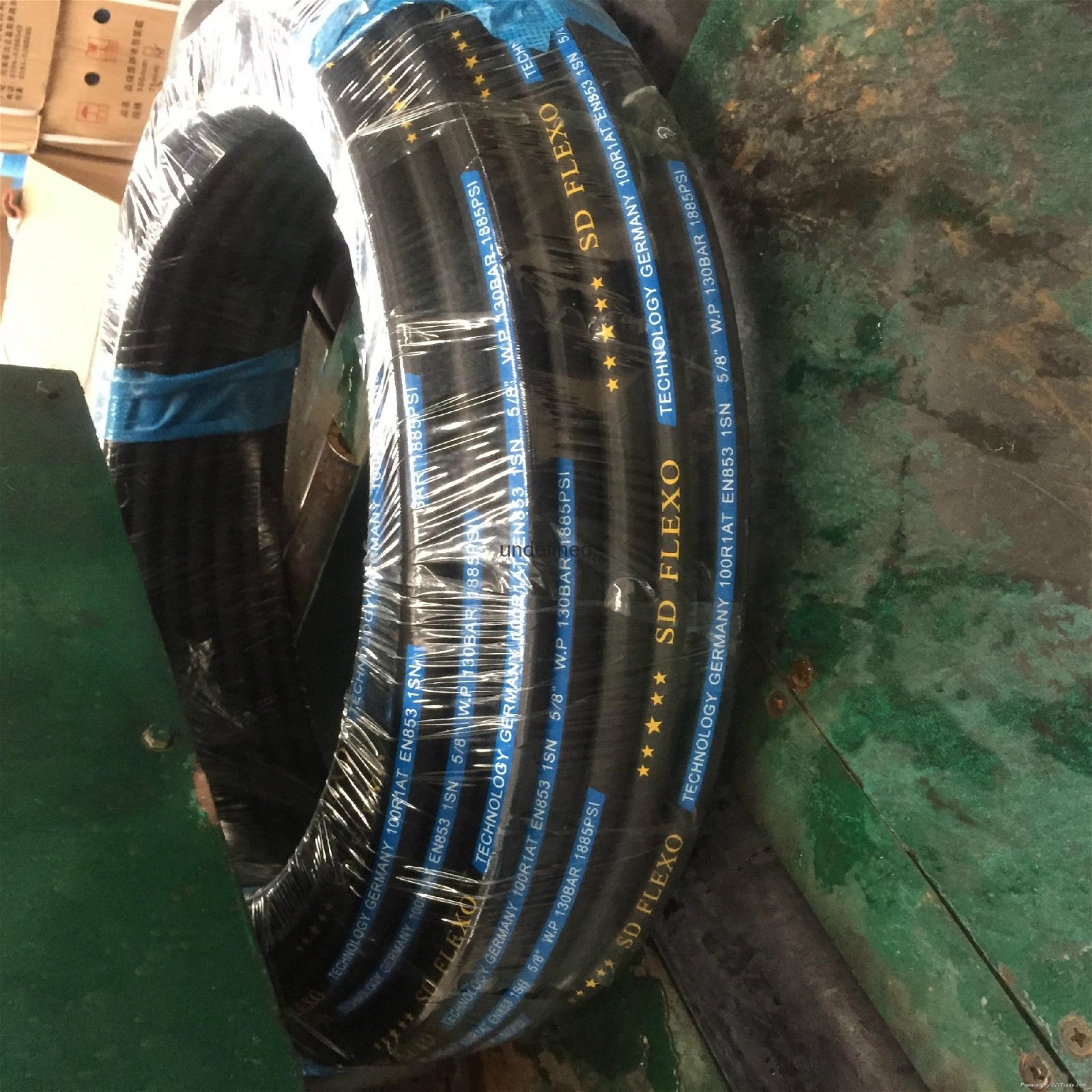 Steel wire braid hydraulic rubber hose 5