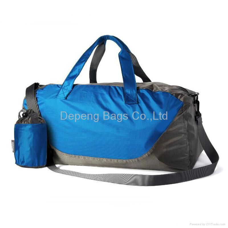 Foldable duffle bag gym bag yoga pack travel bag