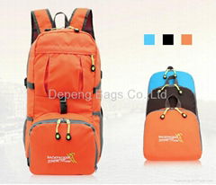 Foldable outdoor backpack hiking