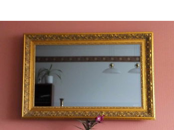65" Wooden Frame Mirror TV 2