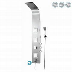 Bathroom Square Handle Simple Design Luxury Stainless Steel Shower Panel TP9519