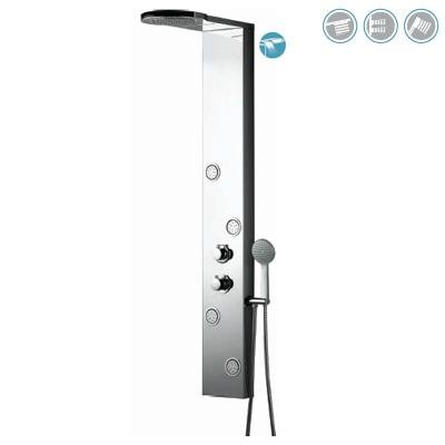 Comfortable Life Style Stainless Steel Shower Panel with Thermostatic Faucets