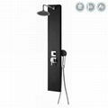 New Modern Design Nature CE Bathroom High-End Antidripping Black Fiber PVC Showe