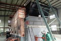 The combination of water fire tube boiler smoke pipe thread