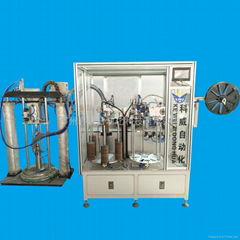 KAWAY KWQ-125/180 full automatic/semi-automatic flap disc forming machine