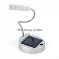 Wholesale for Students with USB Cable Rechargeable LED Table Lamp with Solar Pan 2