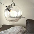 Glass Soap Bubble Pendent Lamps Brief Novelty Pendent Lightings E27 LED Bar Lamp 2