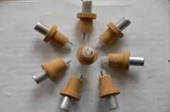 Ceramic tube, Thermocouple, and Aluminum silicate tap cone